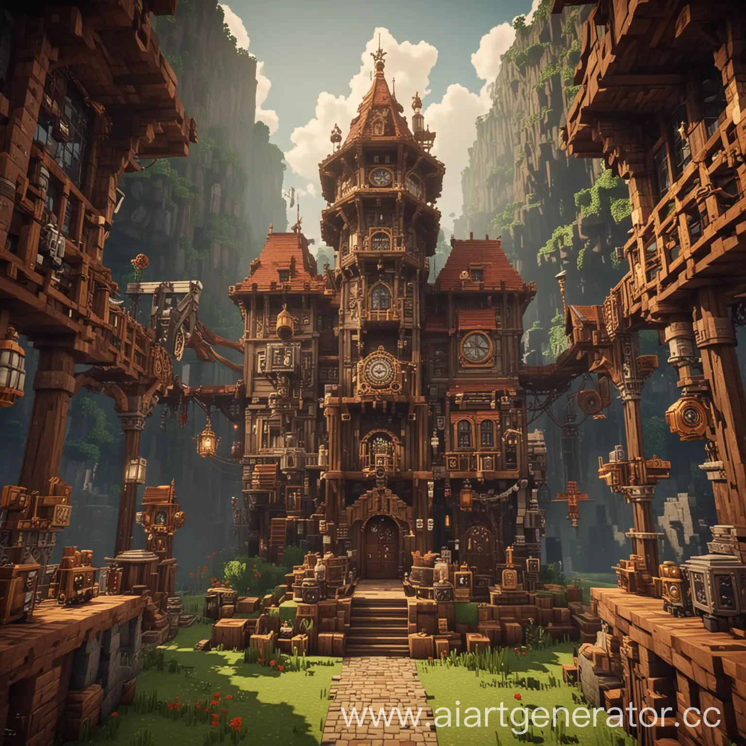 Magical-Steampunk-Adventures-in-Minecraft