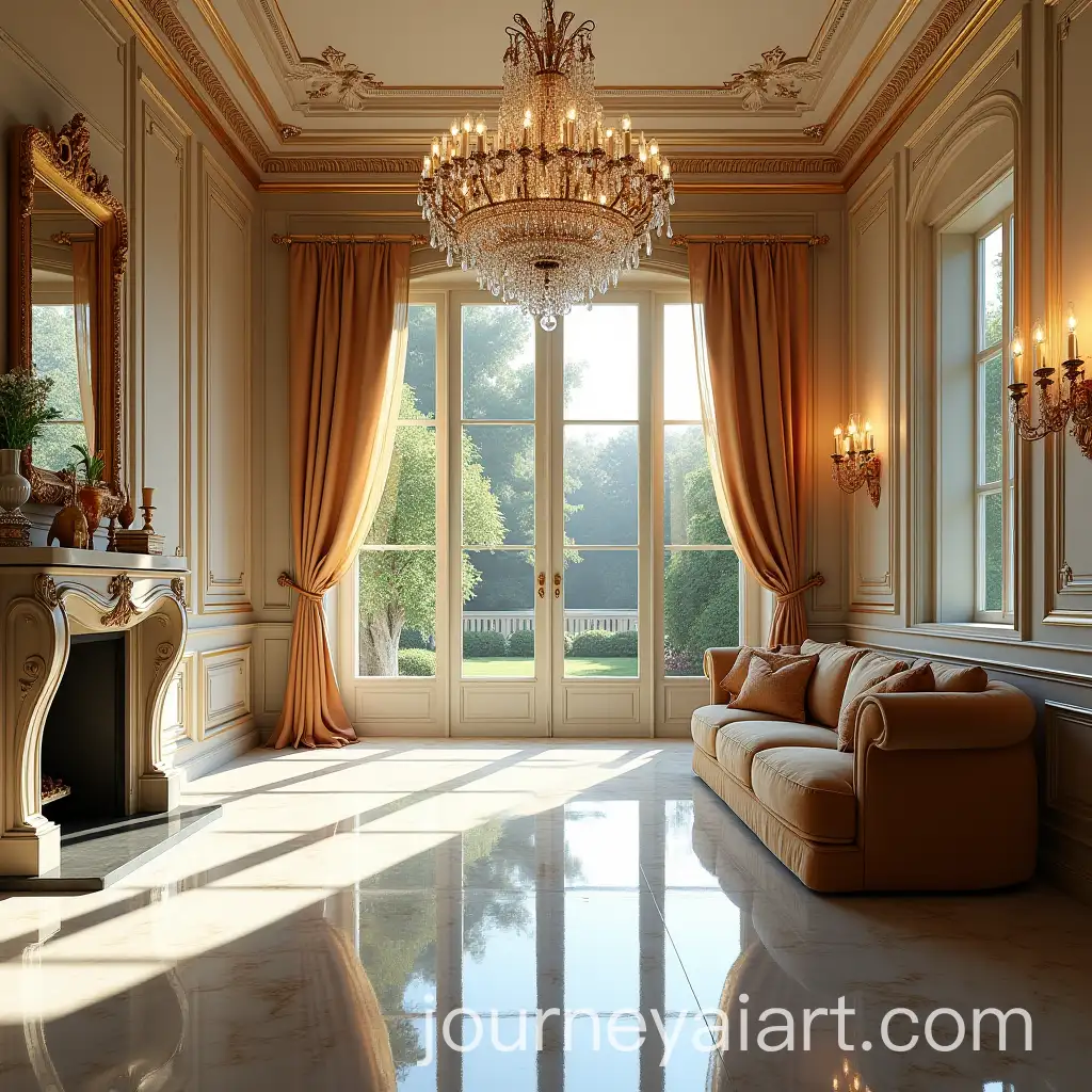 Luxurious-and-Elegant-Living-Room-with-Crystal-Chandelier-and-Velvet-Sofa