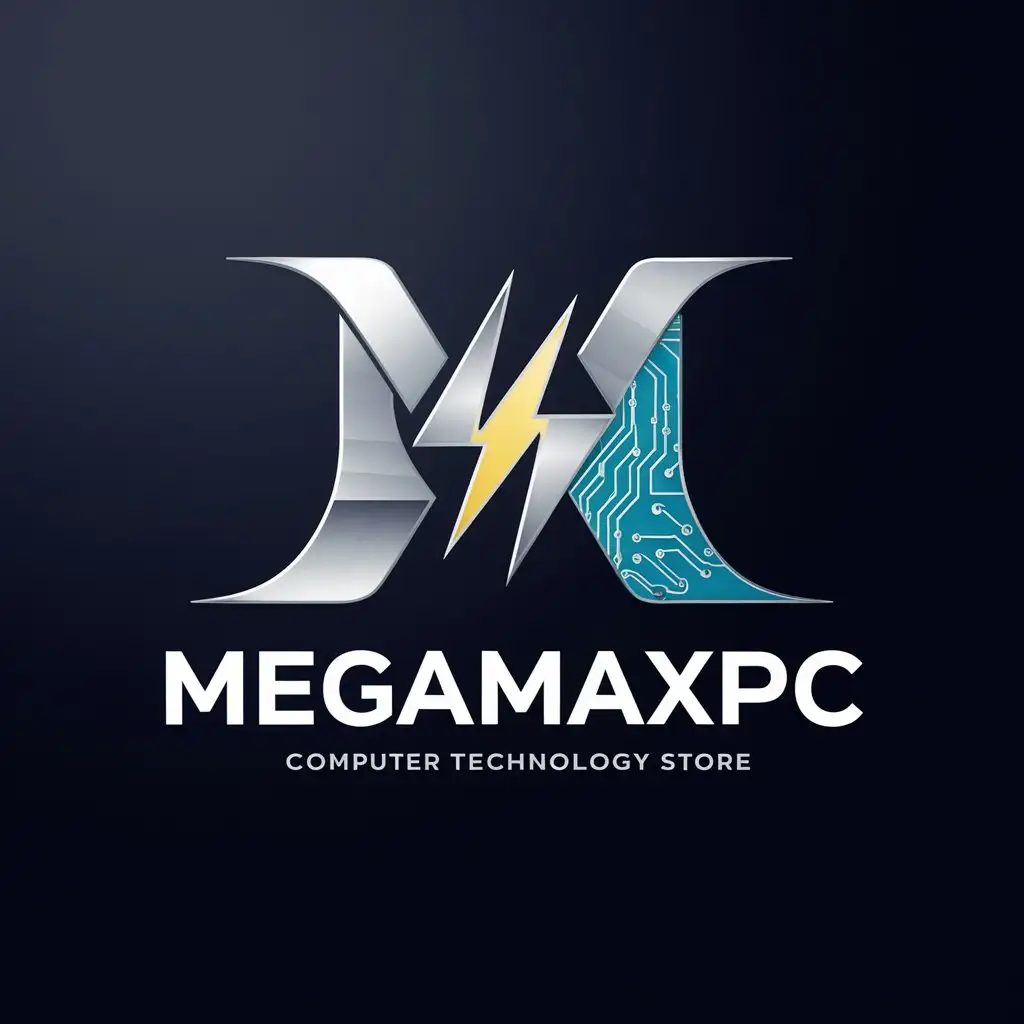  ЛОГОТИП ДЛЯ Магазин компьютерной техники  MegaMaxPc