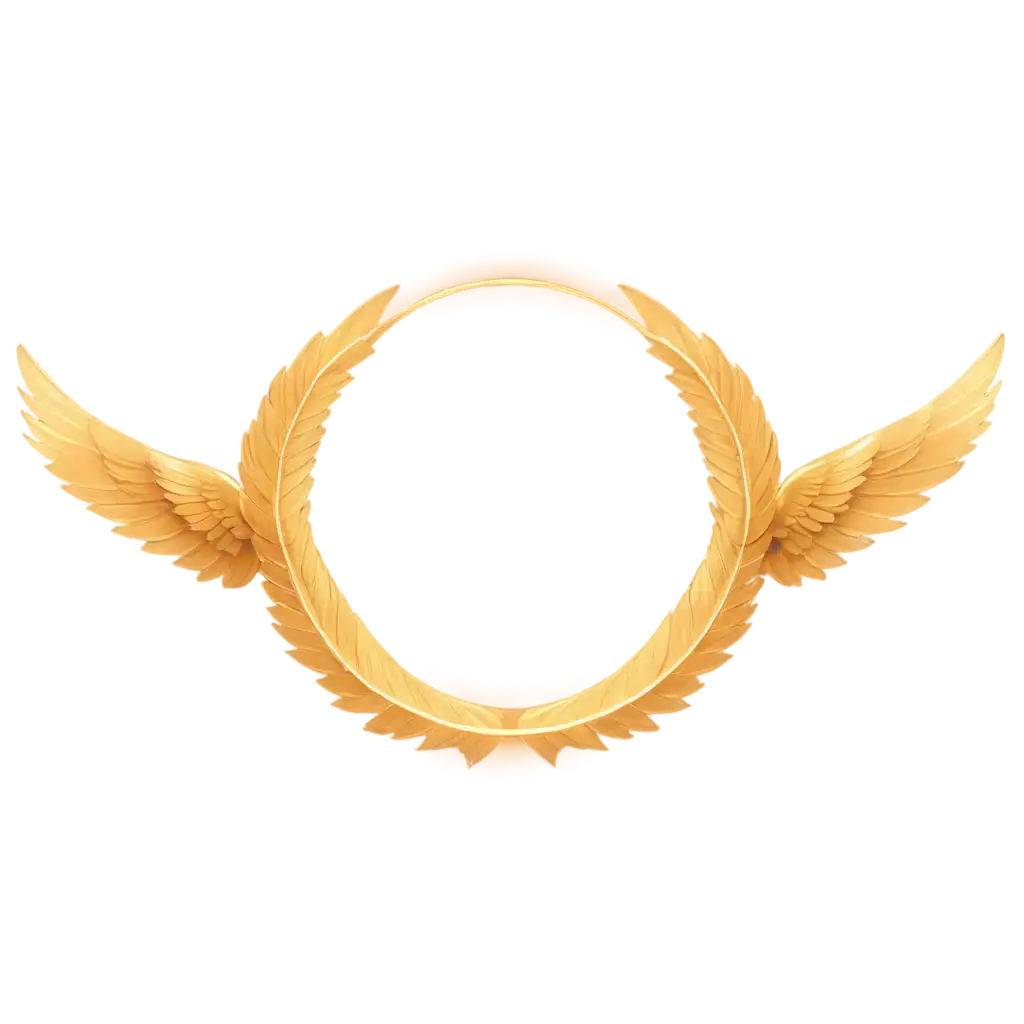 Create-a-PNG-Image-of-a-Circle-with-Two-Golden-Wings-AI-Art-Prompt