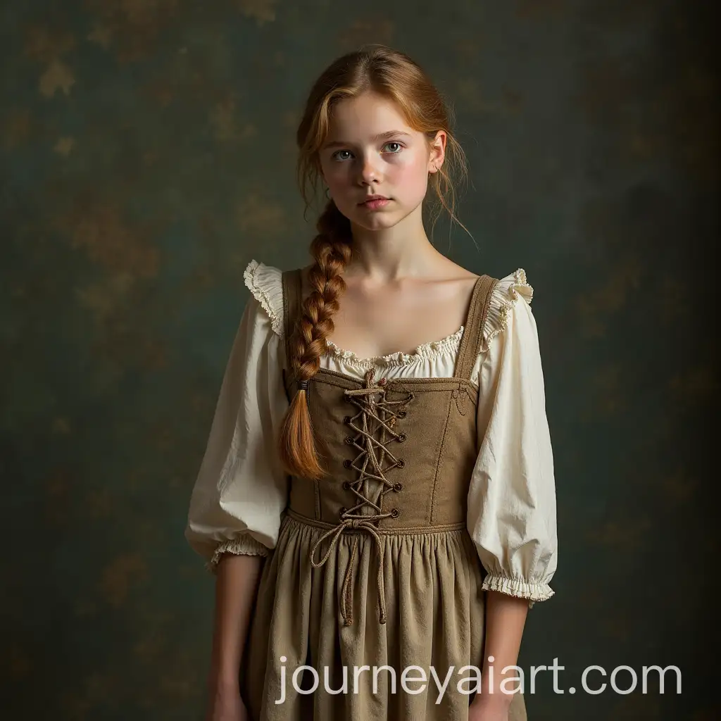 Sentimental-Portrait-of-Cinderella-in-Ragged-Peasant-Clothes