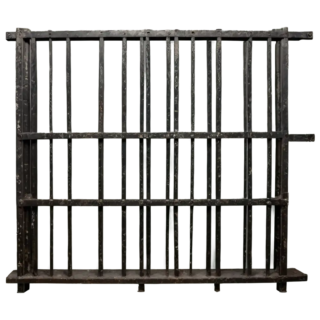 Old-Iron-Jail-Cell-Bar-PNG-HighQuality-Image-for-Various-Uses