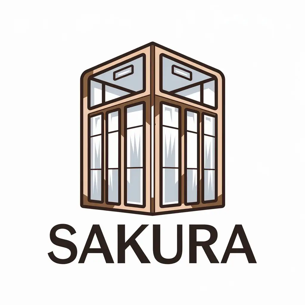 LOGO Design for SAKURA Elevator HK Marketing with Technology Industry Focus and Clear Background