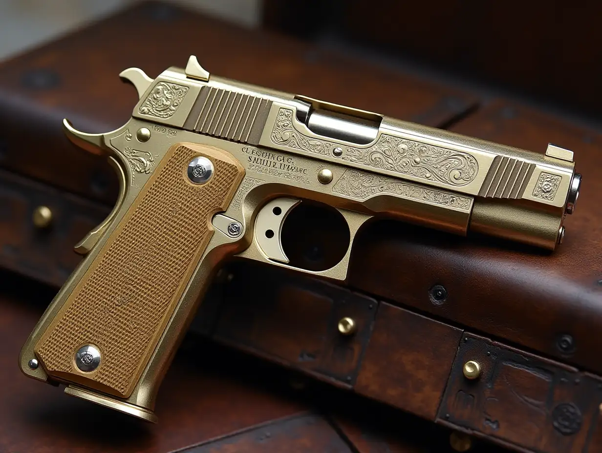 CI beautiful pistol Gold,Silver