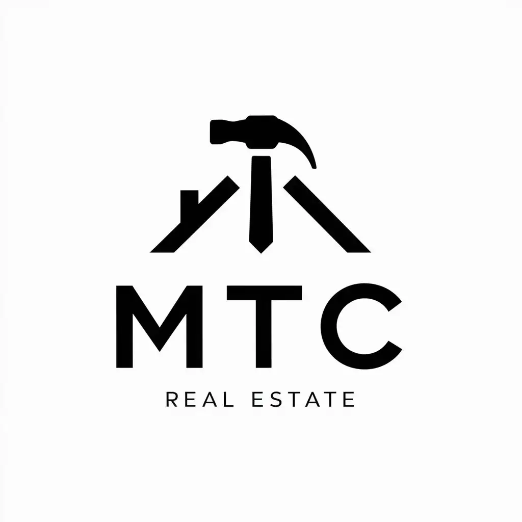 LOGO Design For MTC Hammer Symbol for Real Estate Industry