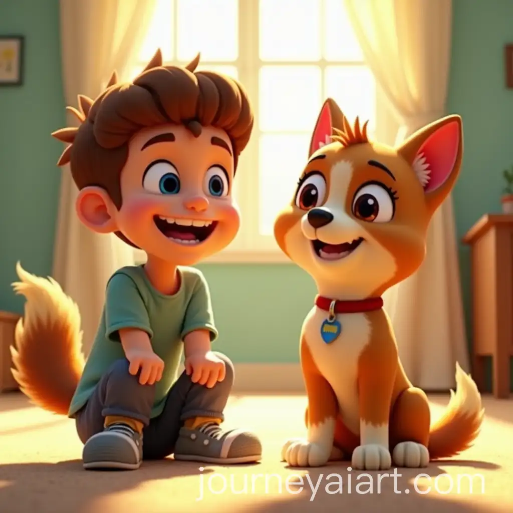 Excited-Dog-Bella-and-Max-with-Bright-Sunlight-Scene