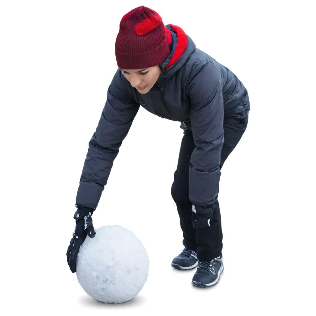 Person-Pushing-a-Snowball-HighQuality-PNG-for-WinterThemed-Graphics