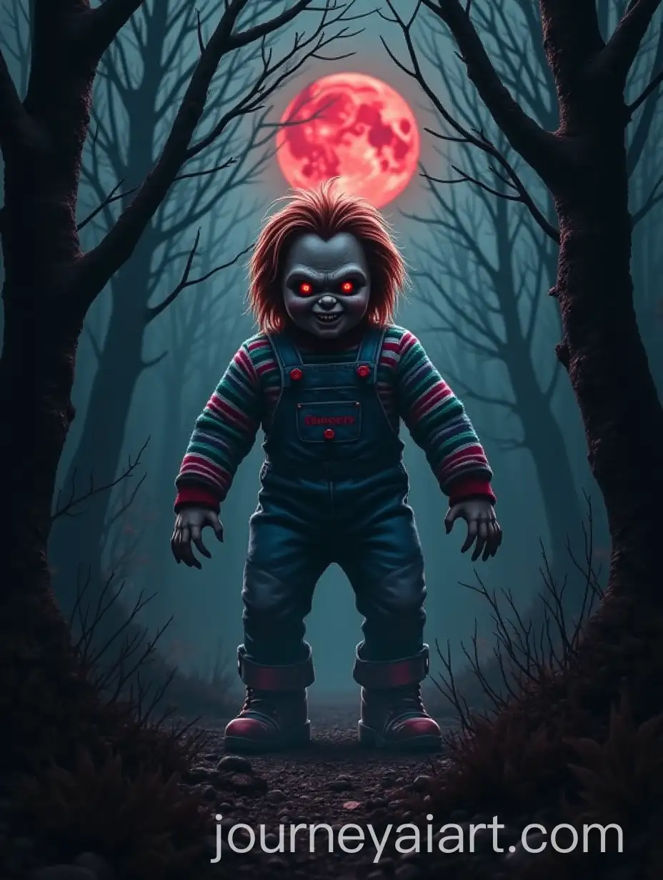 Monstrous-ChuckyBaboon-Fusion-in-Foggy-Forest-Under-BloodRed-Moon