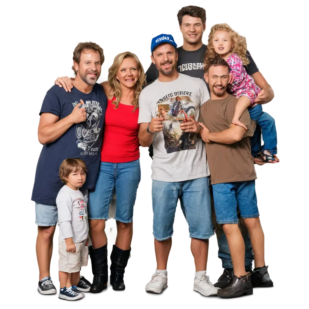 PNG-Image-of-Redneck-Family-Gathering-Unique-and-Engaging-Visual-Representation