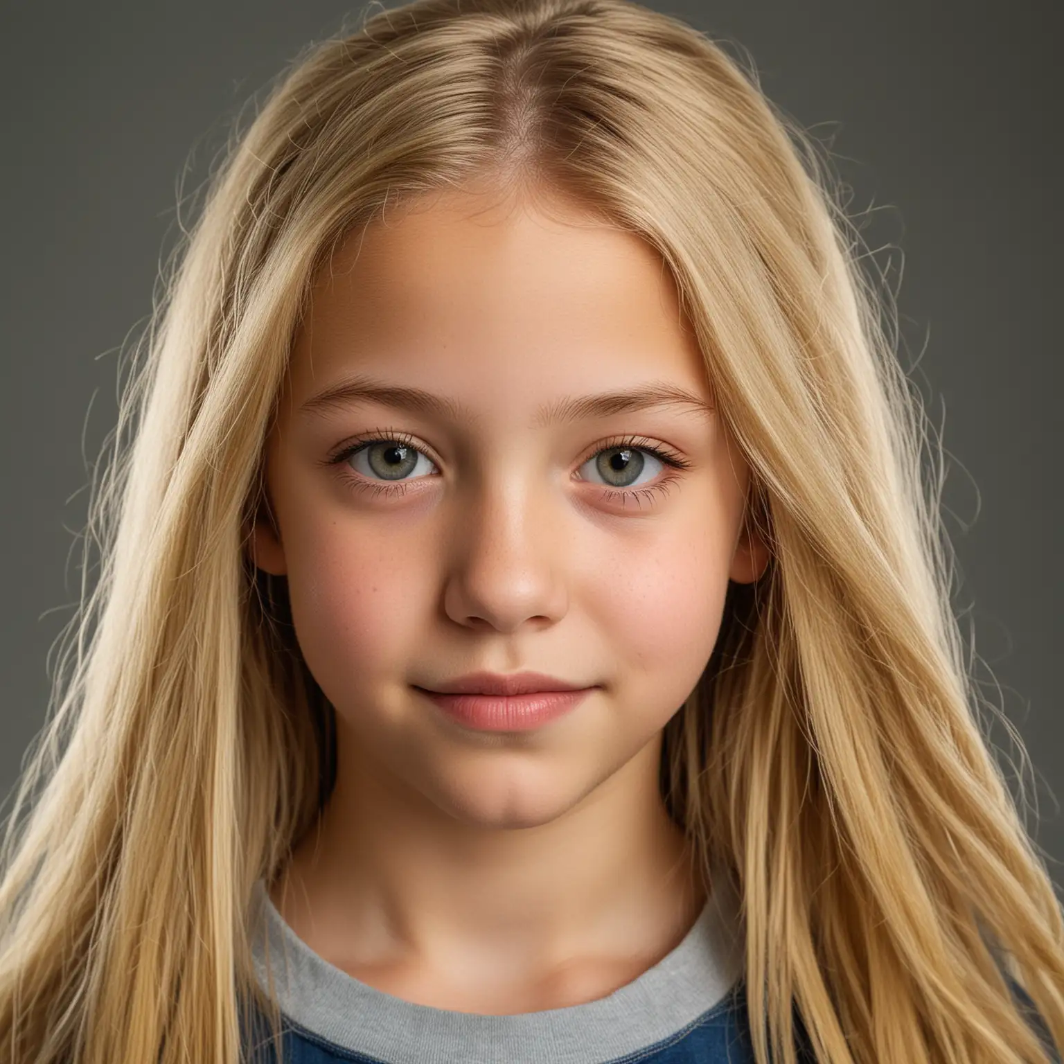 Studio-Portrait-of-a-12YearOld-Girl-with-Blonde-Hair