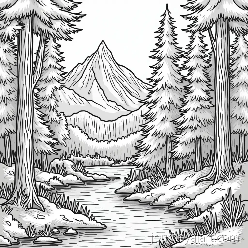 ColoringAmerican-forest-colorbook-Book-Featuring-American-Forest-Landscapes