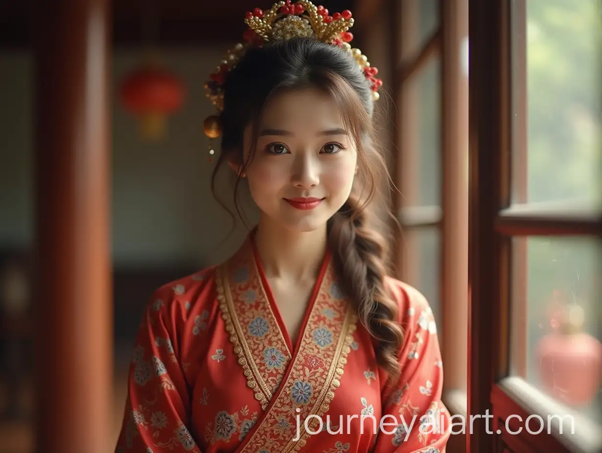 Compassionate-Chinese-Woman-Radiating-Love-and-Tenderness