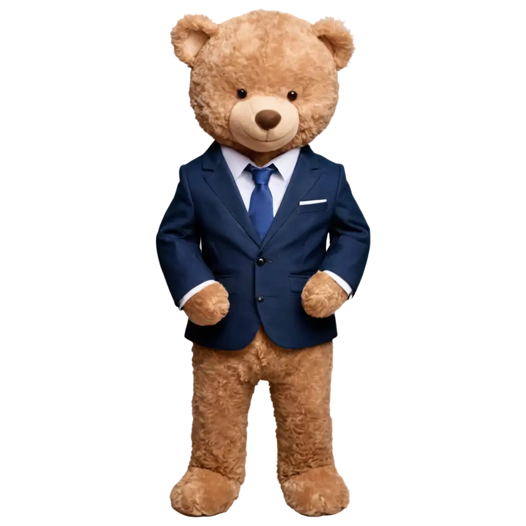 Teddy-Bear-Wearing-Suit-PNG-Image-Stylish-and-Adorable-Vector-Illustration