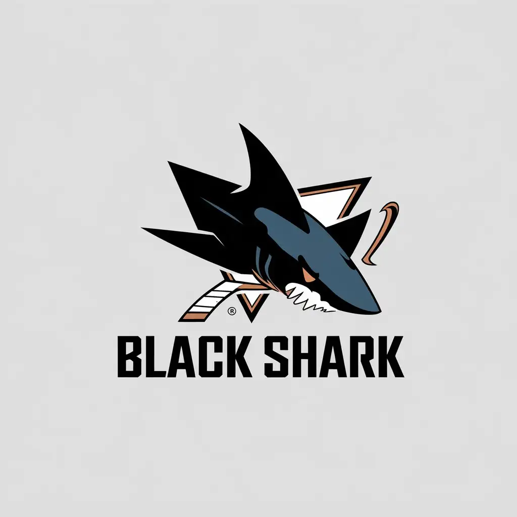 LOGO-Design-For-Black-Shark-Minimalistic-Black-Shark-Head-Symbol-for-Gaming-Industry