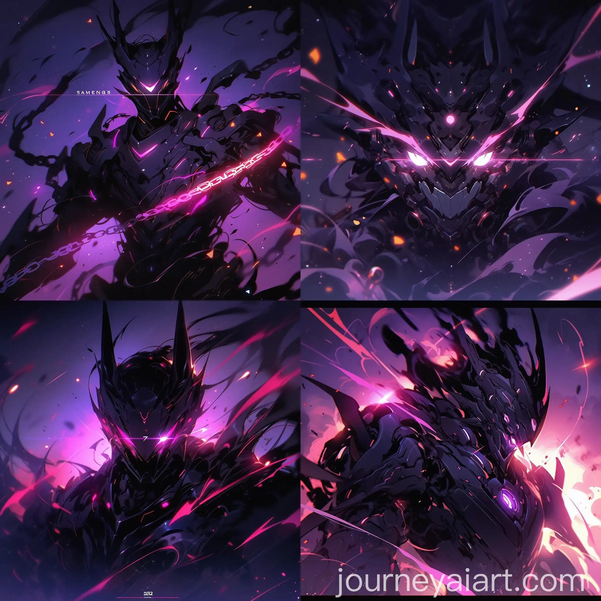 Dark-Anime-Villain-End-Battle-Silhouette-with-Glowing-Purple-and-Pink-Eyes-and-Flames