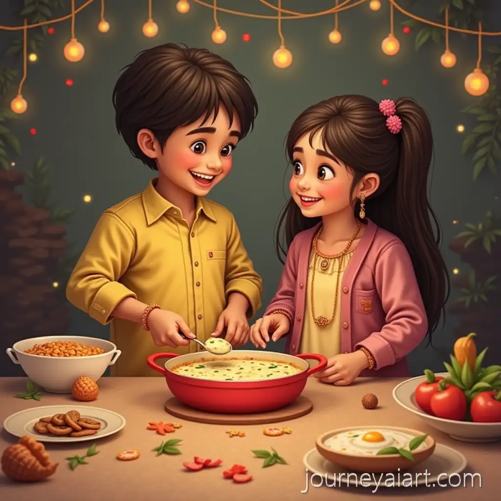 Brother-and-Sister-Celebrating-Raksha-Bandhan-with-Stahl-CookBrother-sister-Raksha-Bandhanware