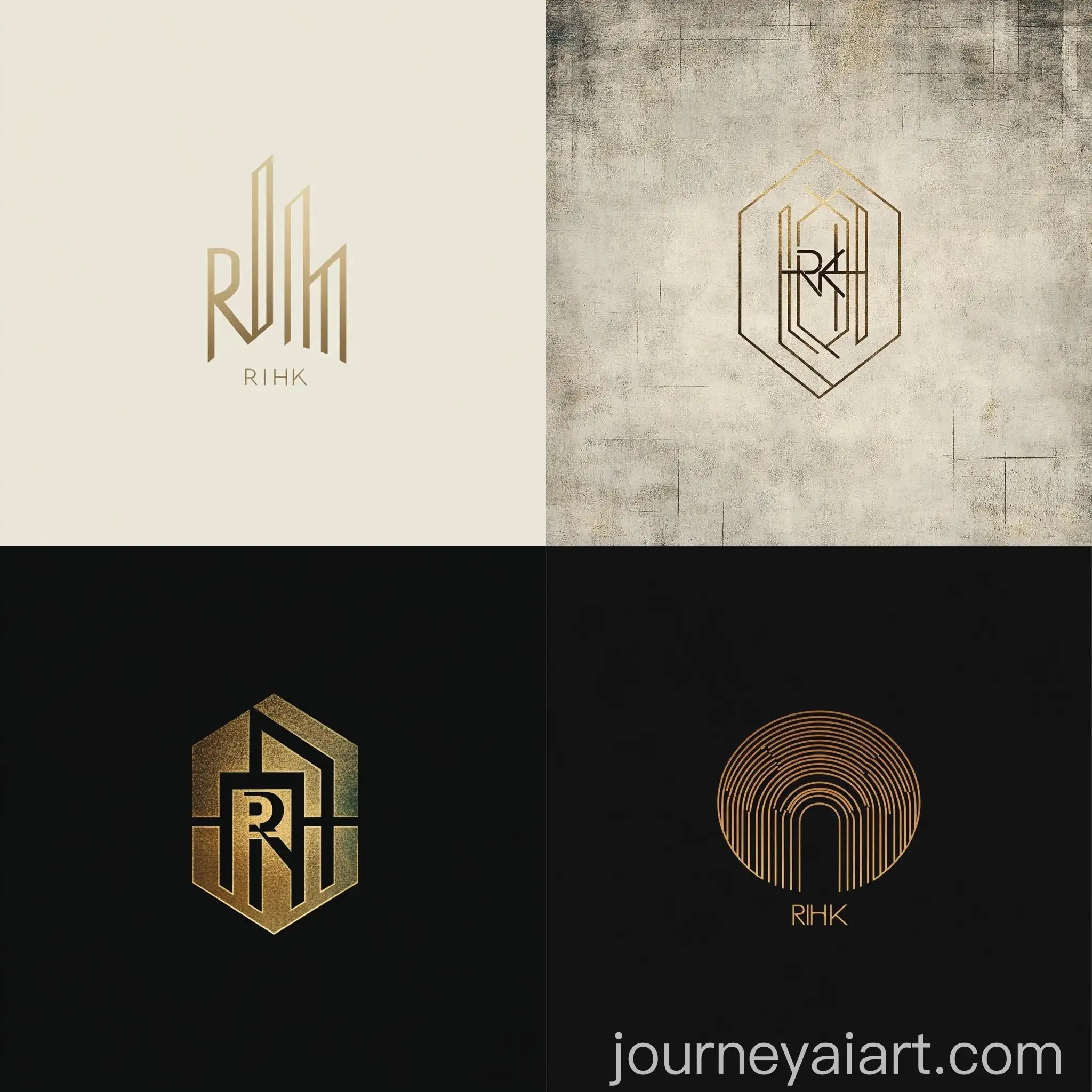 Innovative-Architecture-Firm-Logo-RHK-Design-with-Gold-Accents