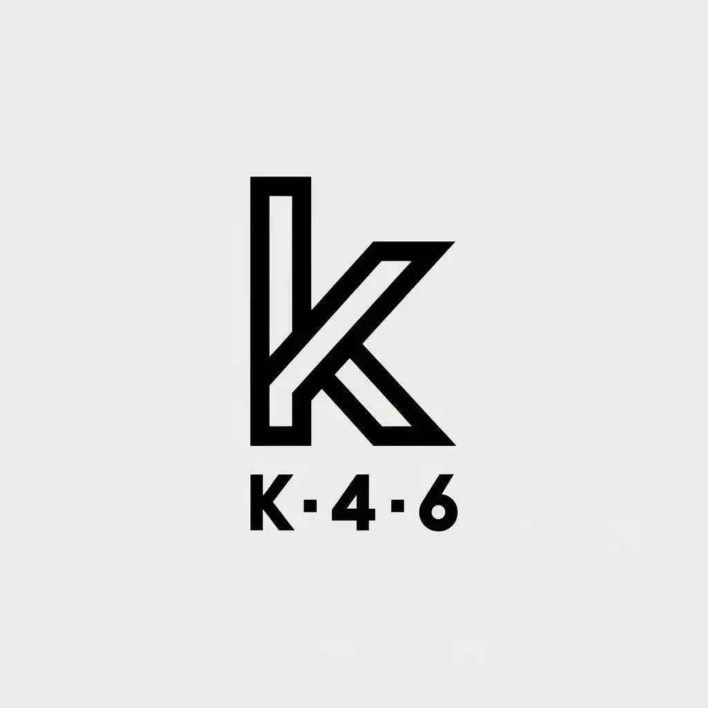 LOGO-Design-For-K46-Minimalistic-Vector-Logo-for-Mechanical-Industry