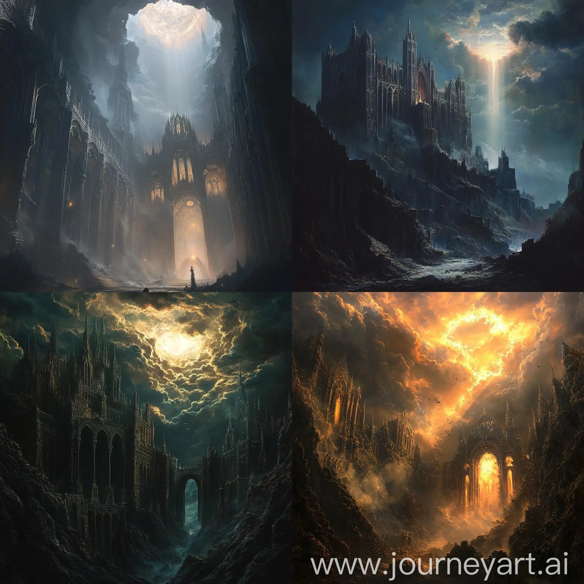 Ancient-Cathedral-Fantasy-Landscape-with-Glowing-Heavenly-Light