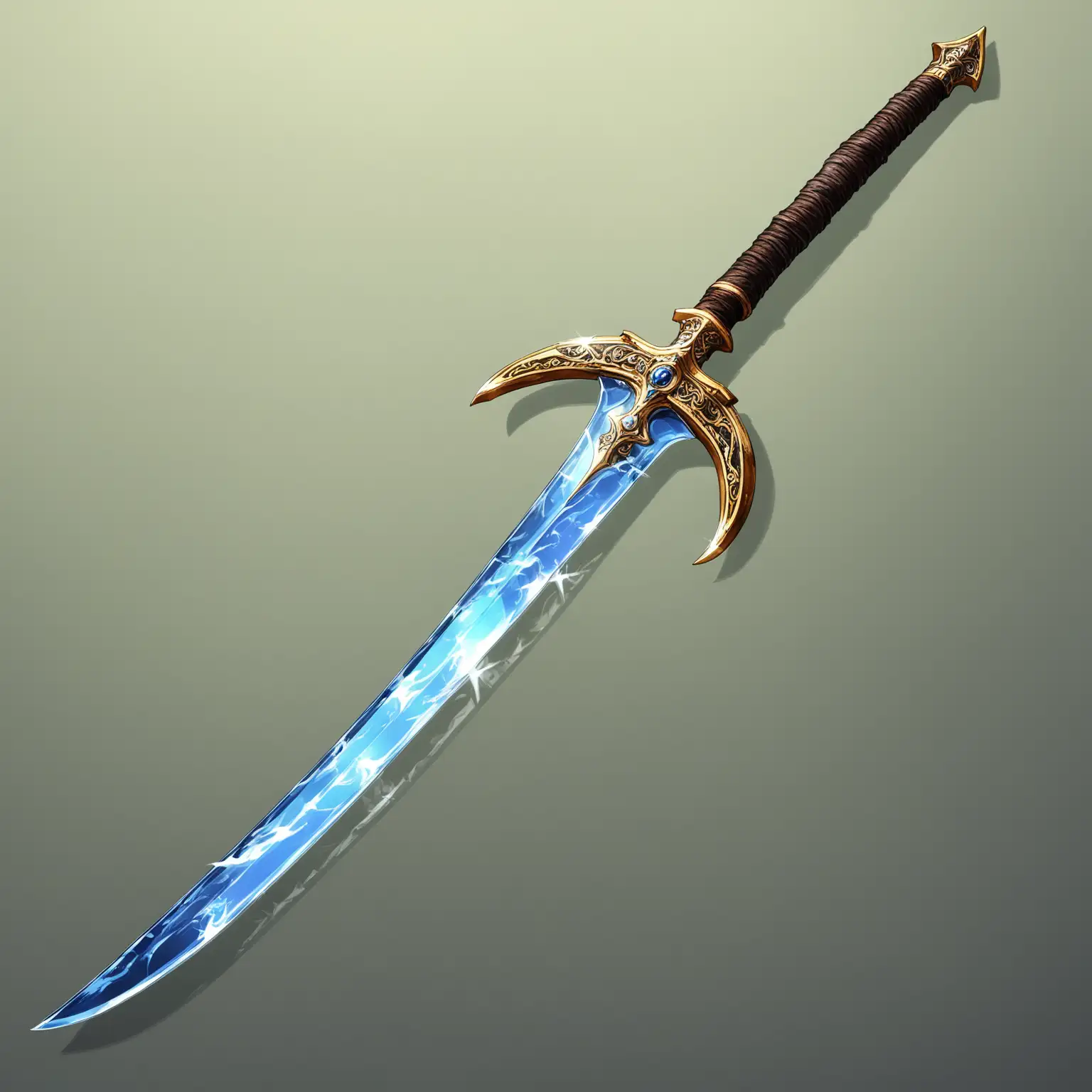 Elegant-Long-Glass-Scimitar-Weapon-Design