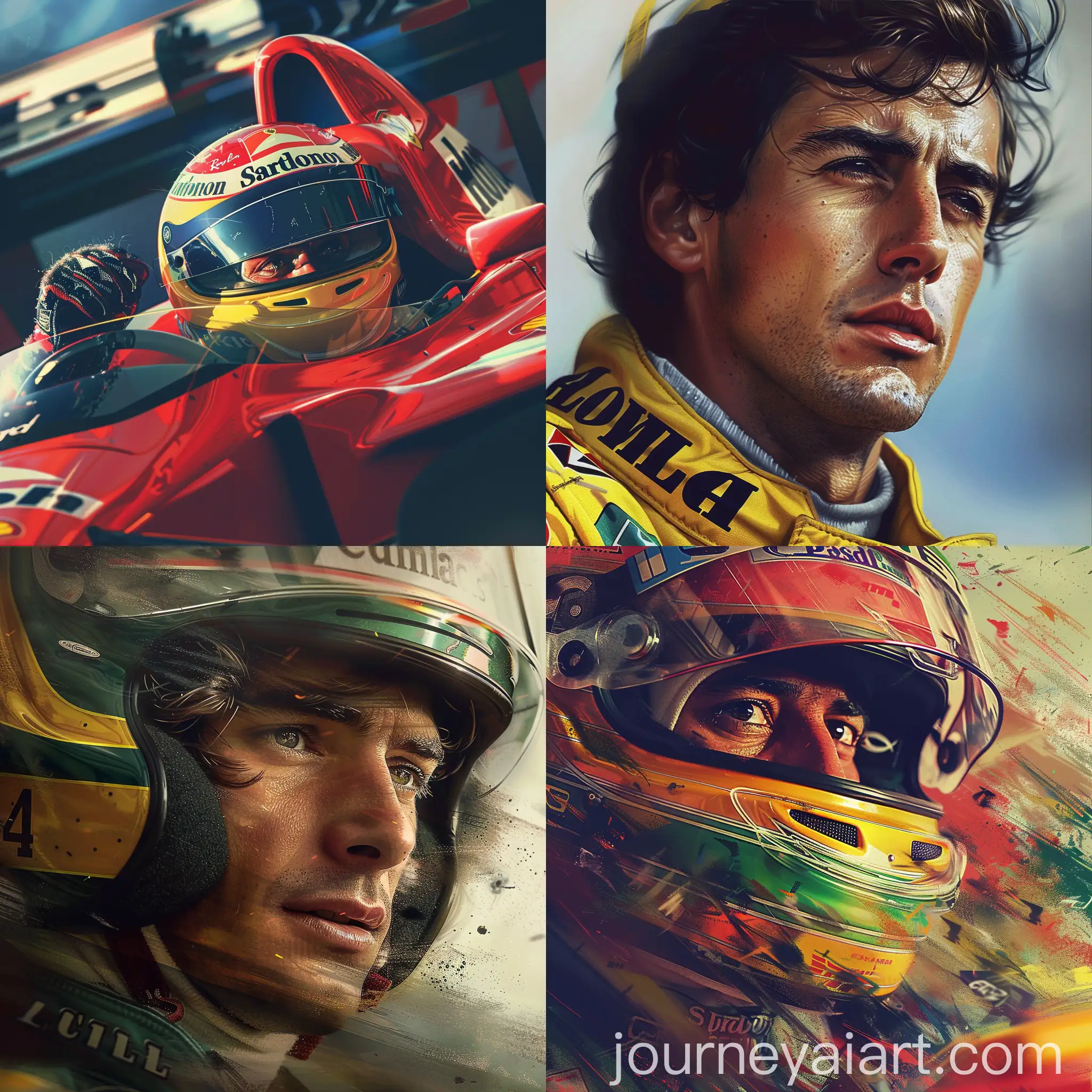 Photorealistic-Ayrton-Senna-F1-Racer-Portrait