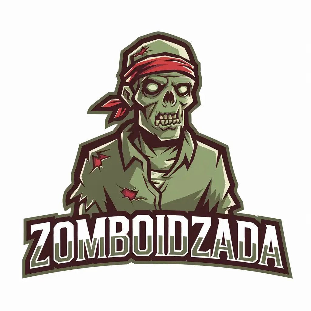 LOGO Design for Zomboidzada Modern Zombie Vector Logo for the Technology Industry