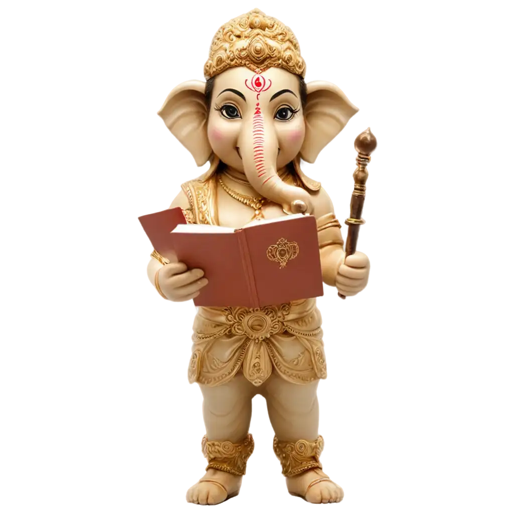 PNG-Image-Lord-Ganesh-Holding-a-Law-Book-and-Gavel