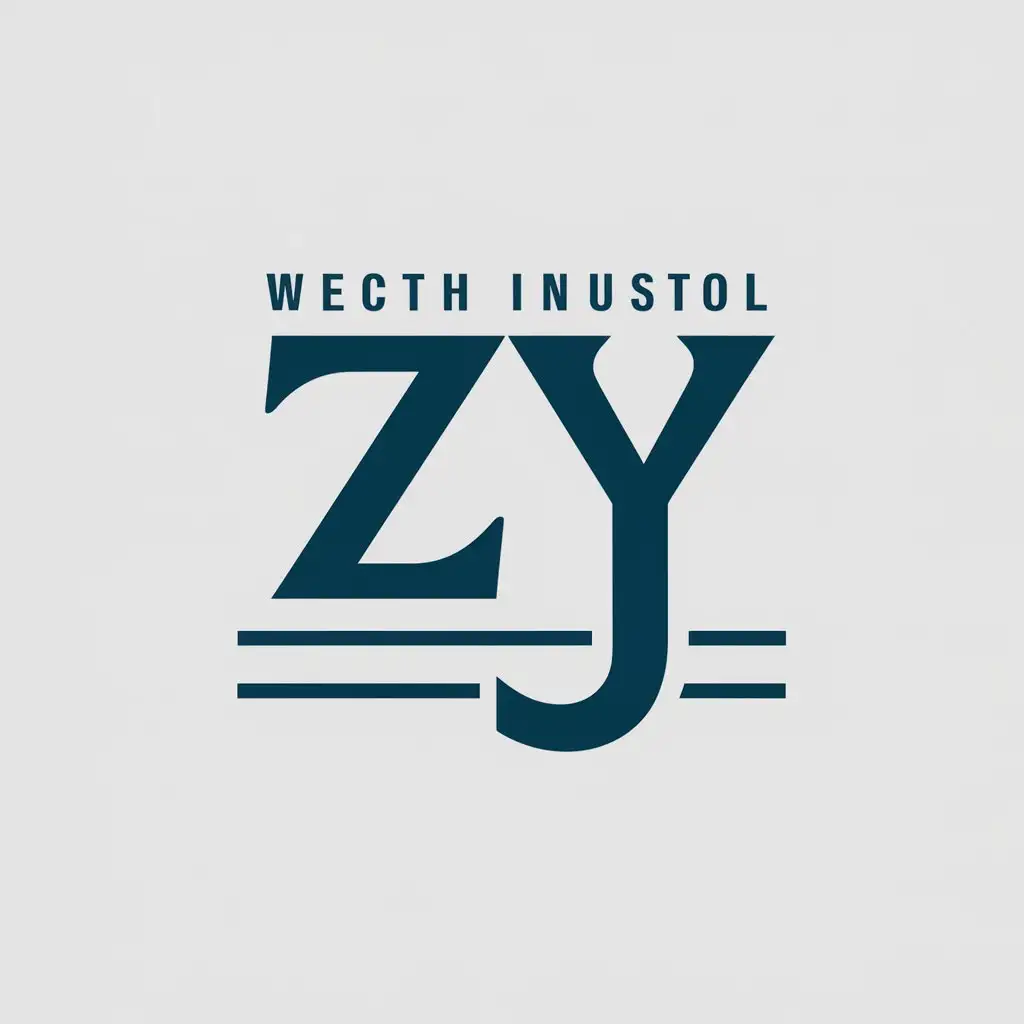 LOGO Design For ZY Vector Logo with ZY Typography for the Ship Industry