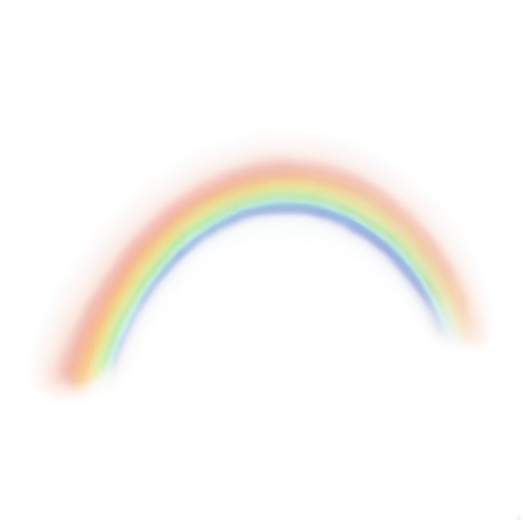 HighResolution-PNG-Image-of-a-Rainbow-Up-Close-with-Faint-Colors