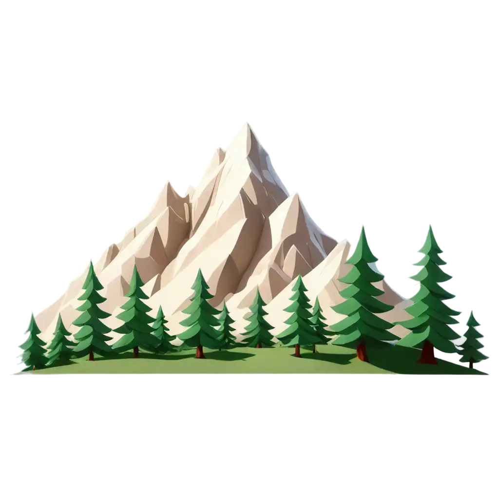 Cartoon-Mountain-and-Trees-PNG-Image-Vibrant-and-HighQuality-for-Various-Creative-Uses