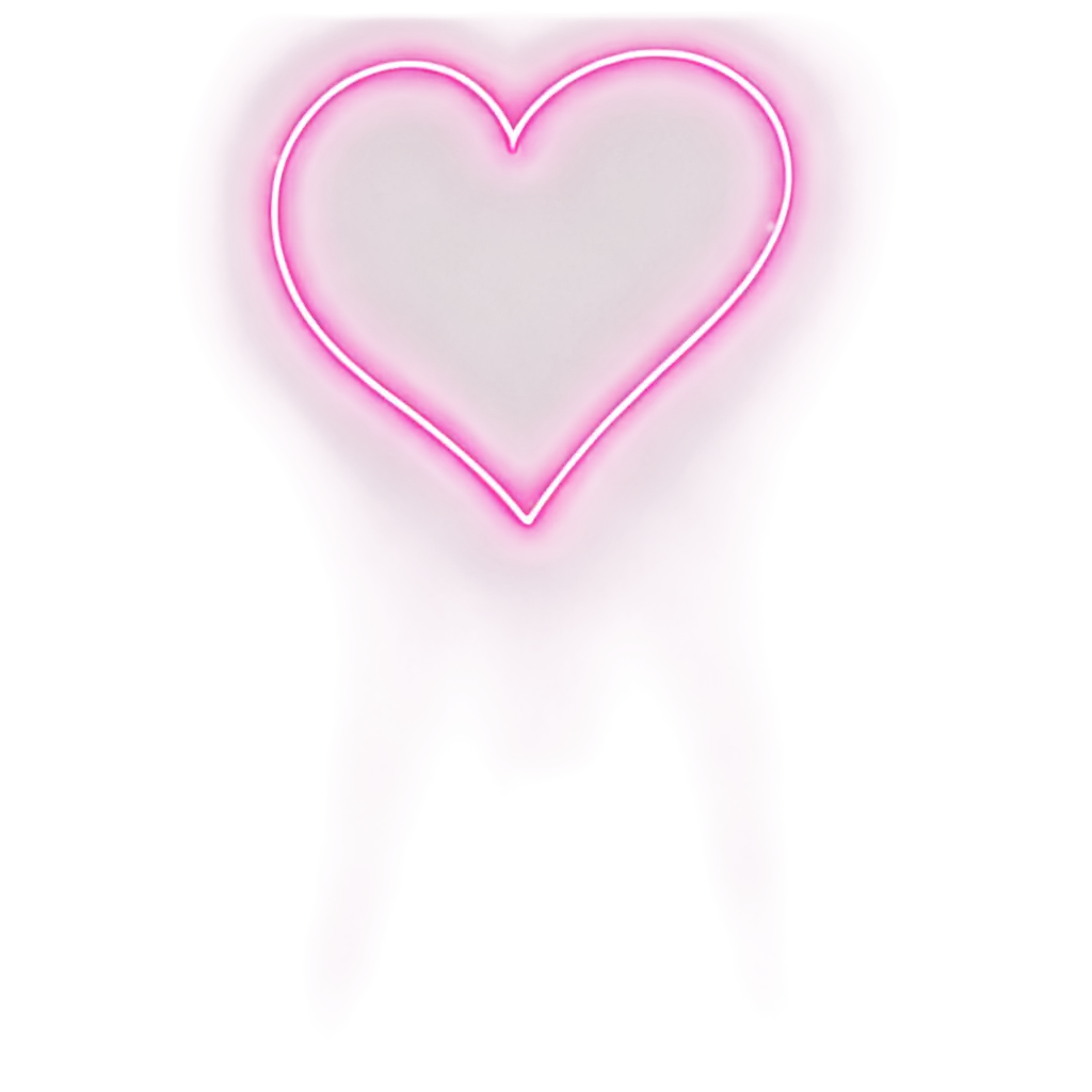 Neon-Pink-Heart-Outline-PNG-Perfect-for-Modern-Designs-and-Graphics