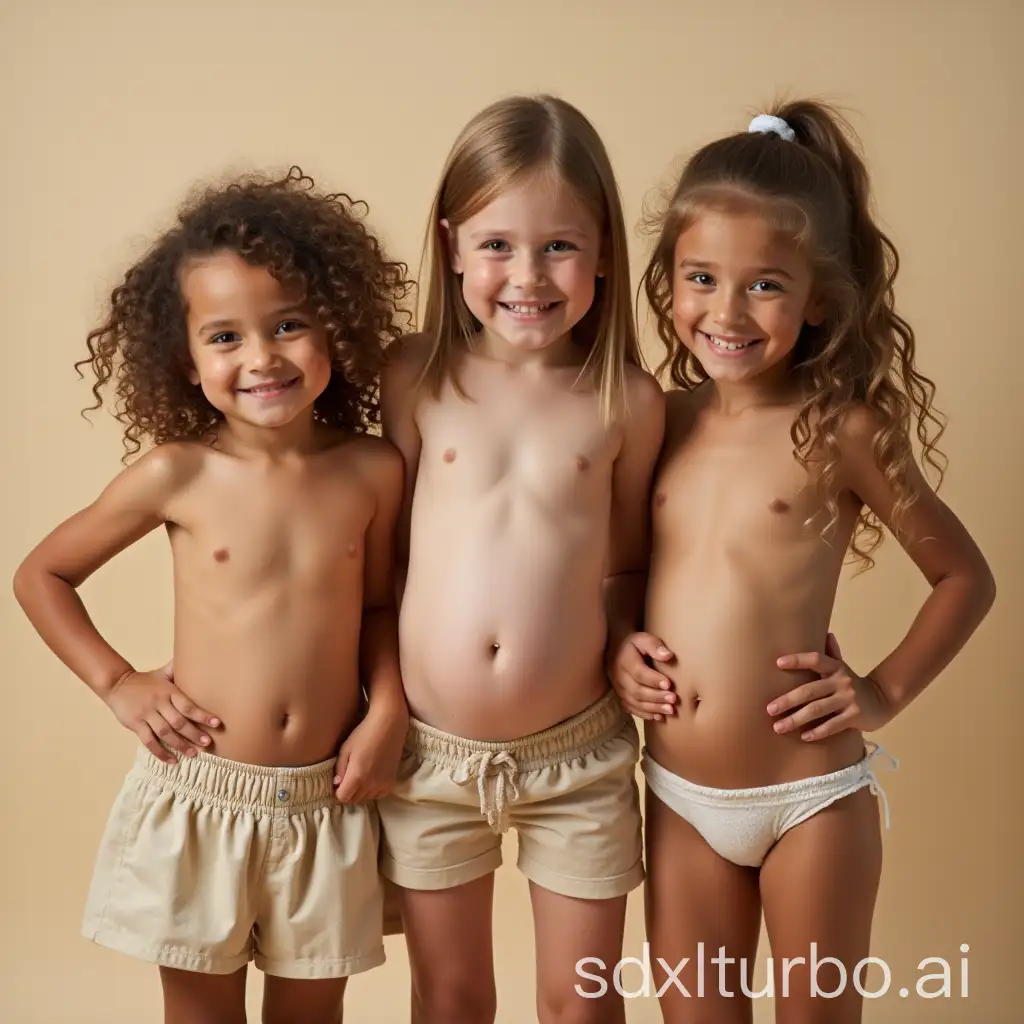 Group-of-Little-Girls-Celebrating-Body-Positivity