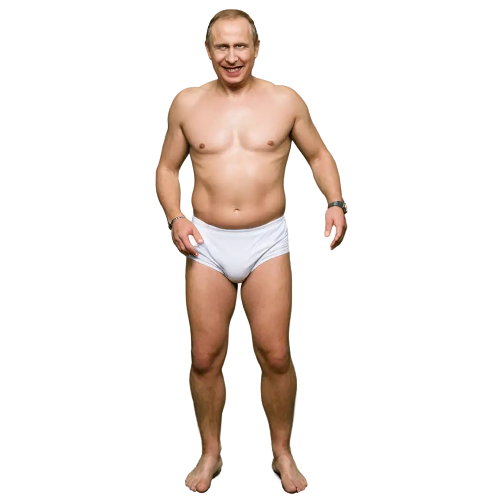 HighQuality-PNG-Image-of-Vladimir-Putin-in-White-Panties-Laughing