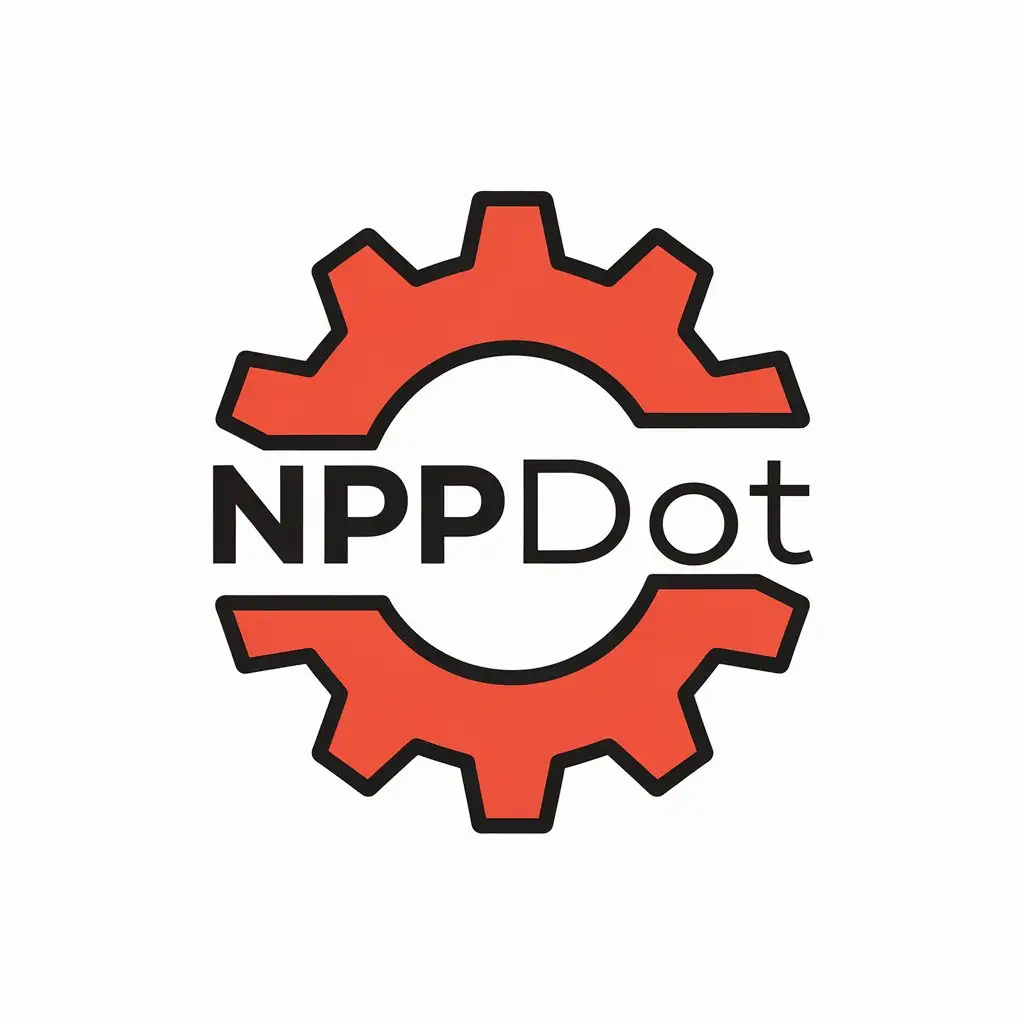 LOGO Design for NPP DOT Simple Memorable Red and Black Vector Logo for Weapon Tuning Products