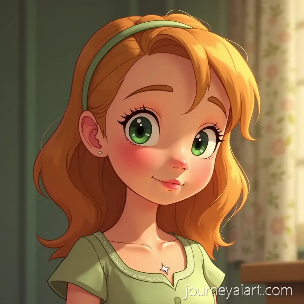 Blonde-Anime-Girl-in-White-Dress-with-Green-Eyes-11-Years-Old-Cute-Character-Portrait