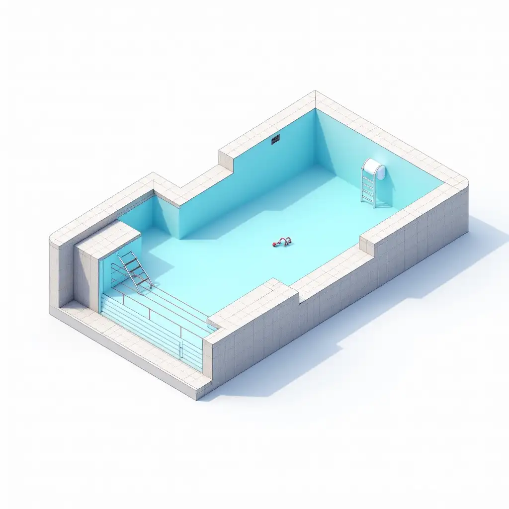 Isometric-View-of-a-Swimming-Pool-with-Jacuzzi-and-ConstructionAI-Image-Prompt-Expansion-Section