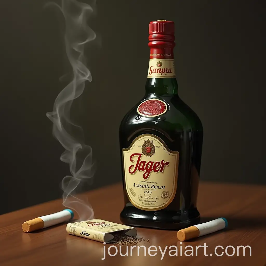 Crying-Jgermeister-and-Malibu-Bottles-at-Vele-di-Scampia-with-Cigarettes-on-the-Ground