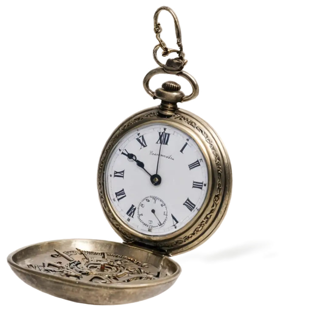 HighQuality-PNG-Image-of-an-Old-Pocket-Watch-for-Timeless-Aesthetic-Appeal