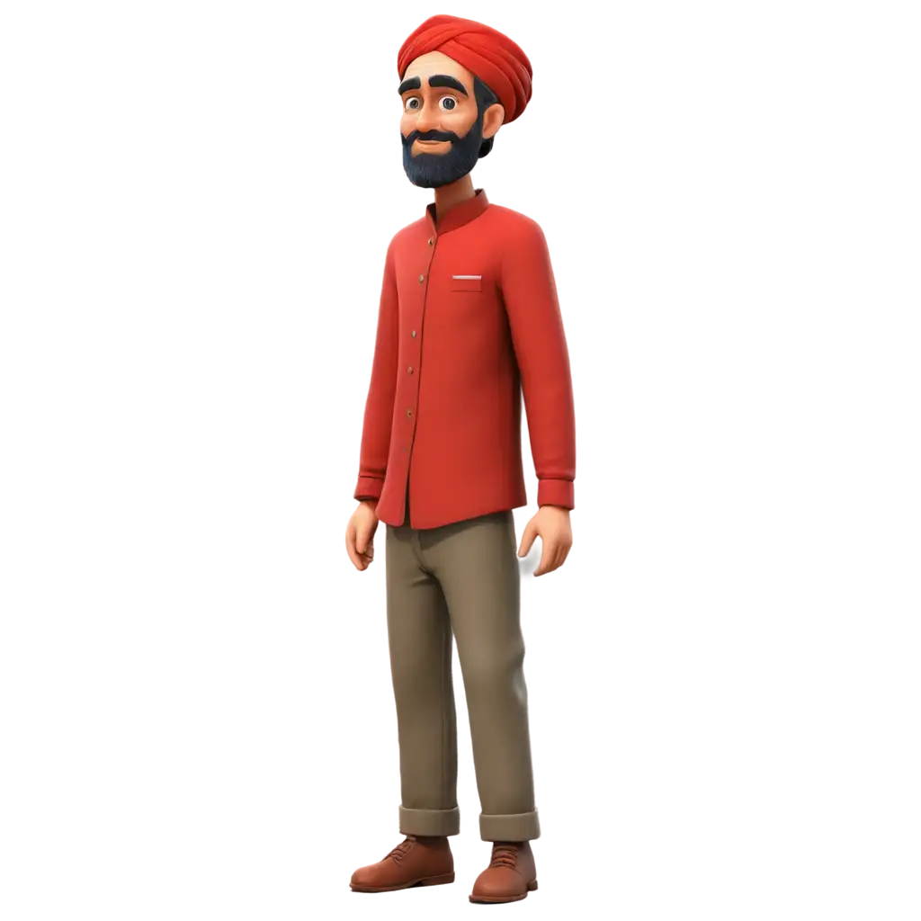 Traditional-Indian-Businessman-in-Red-Cloth-PNG-Image-for-Online-Presence