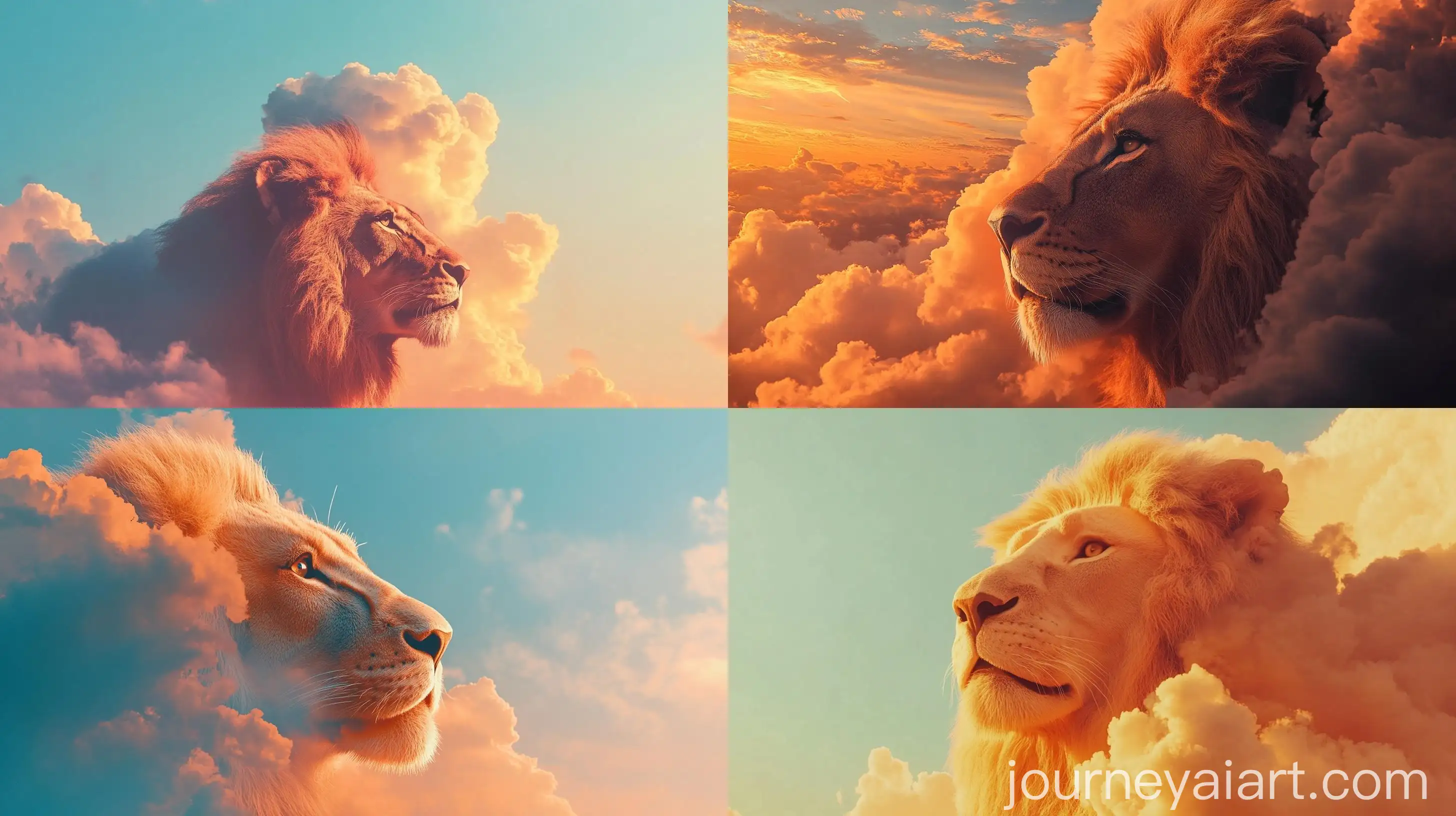Lion-Face-Formed-by-Warm-Color-Clouds-in-the-Sky