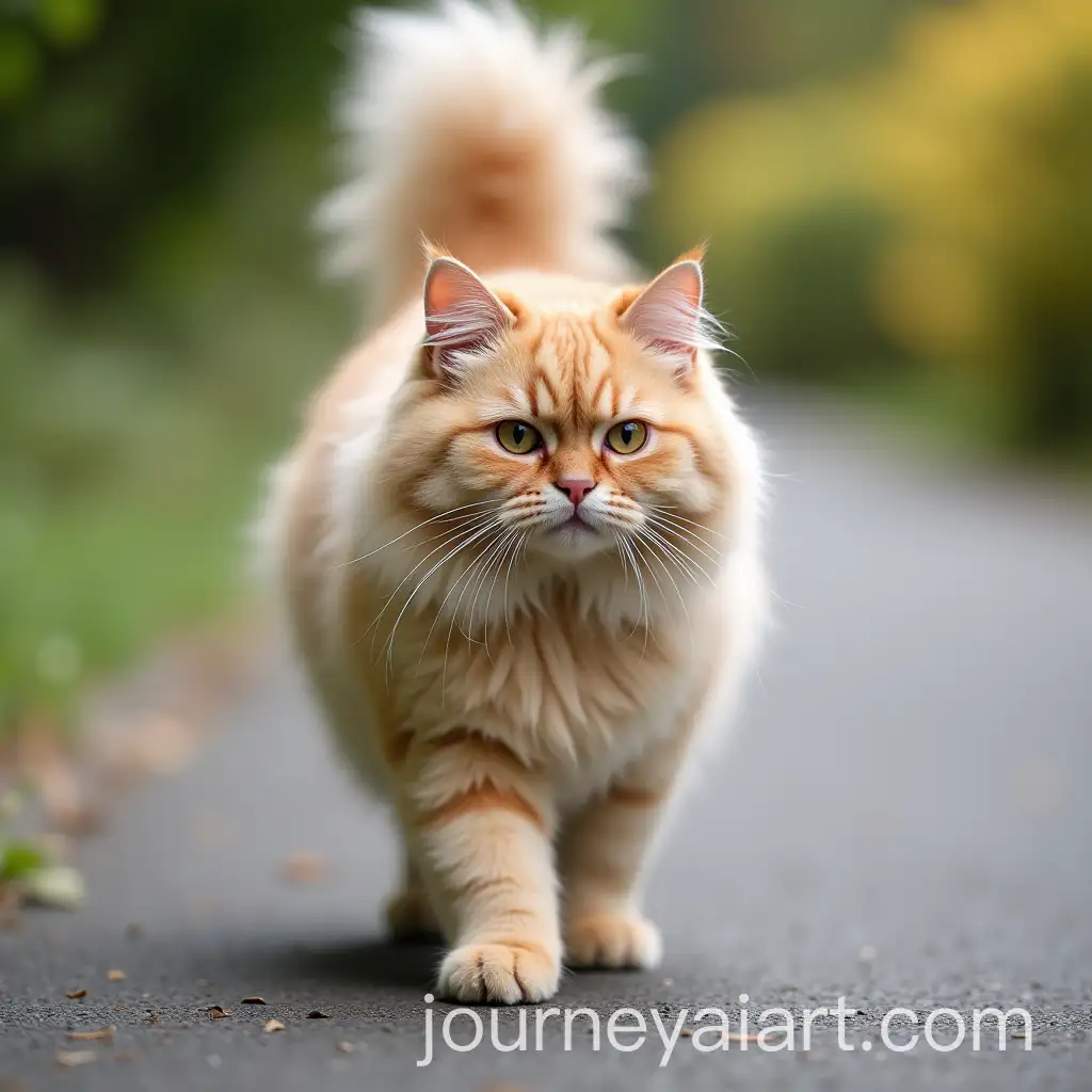 Elegant-Persian-Cat-Strutting-in-a-Cozy-Indoor-Setting