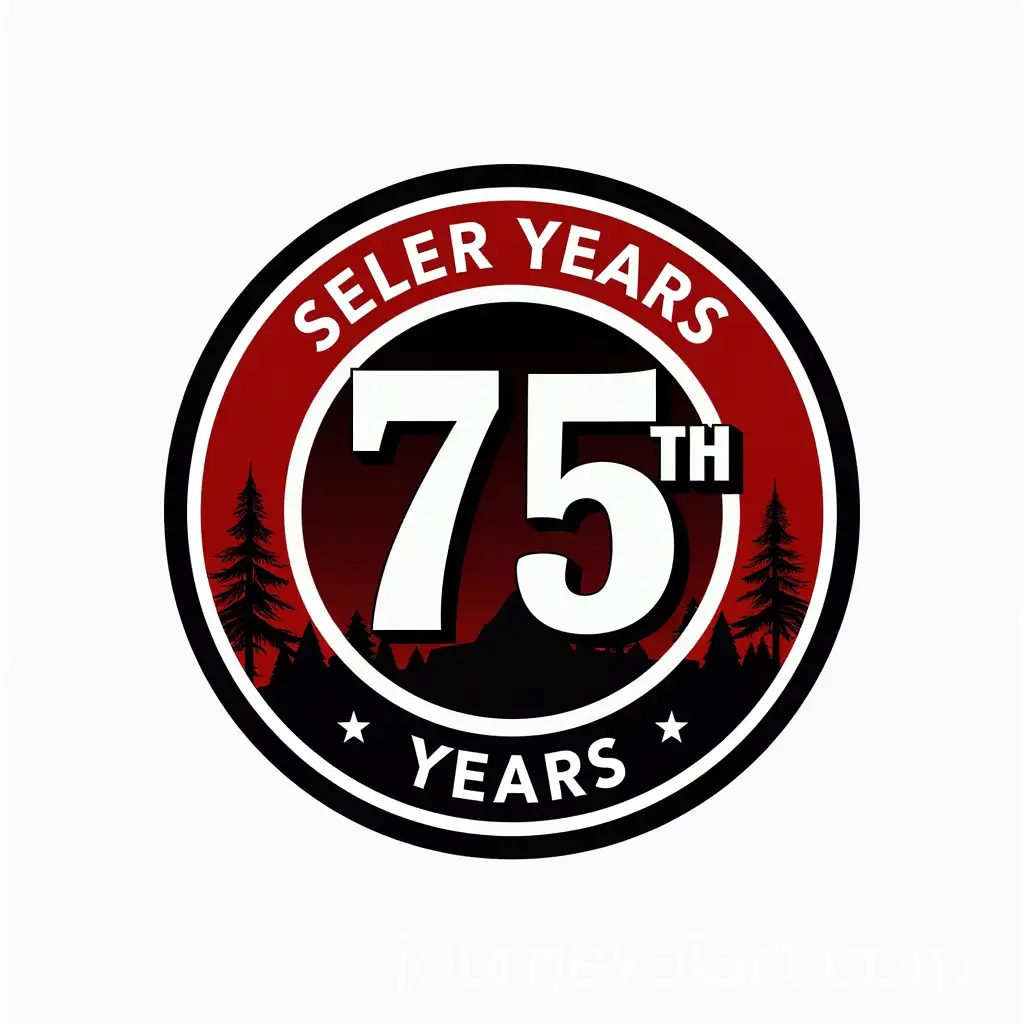 75th-Anniversary-Logo-Design-with-Traditional-Elements-and-SemiTruck-Incorporation