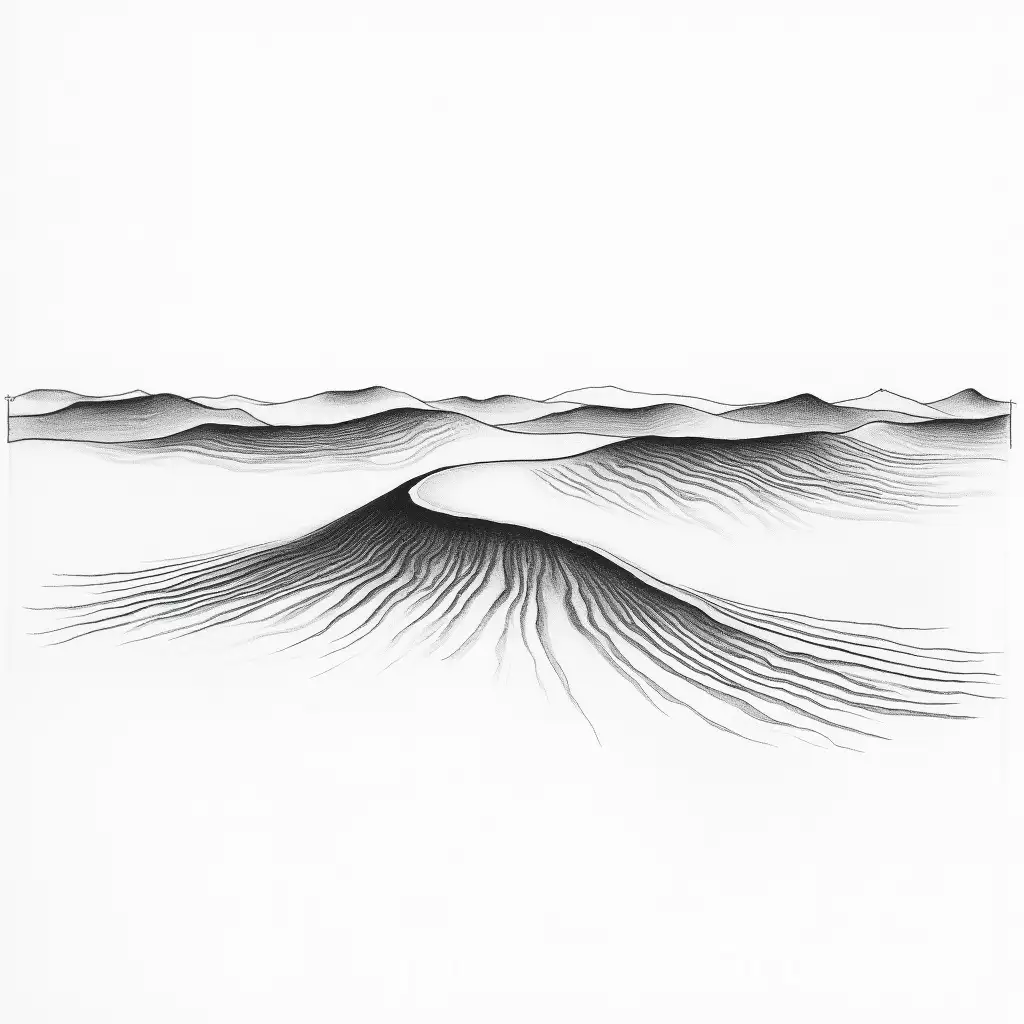 Abstract-Black-and-White-Aerial-View-of-Desert-Dunes