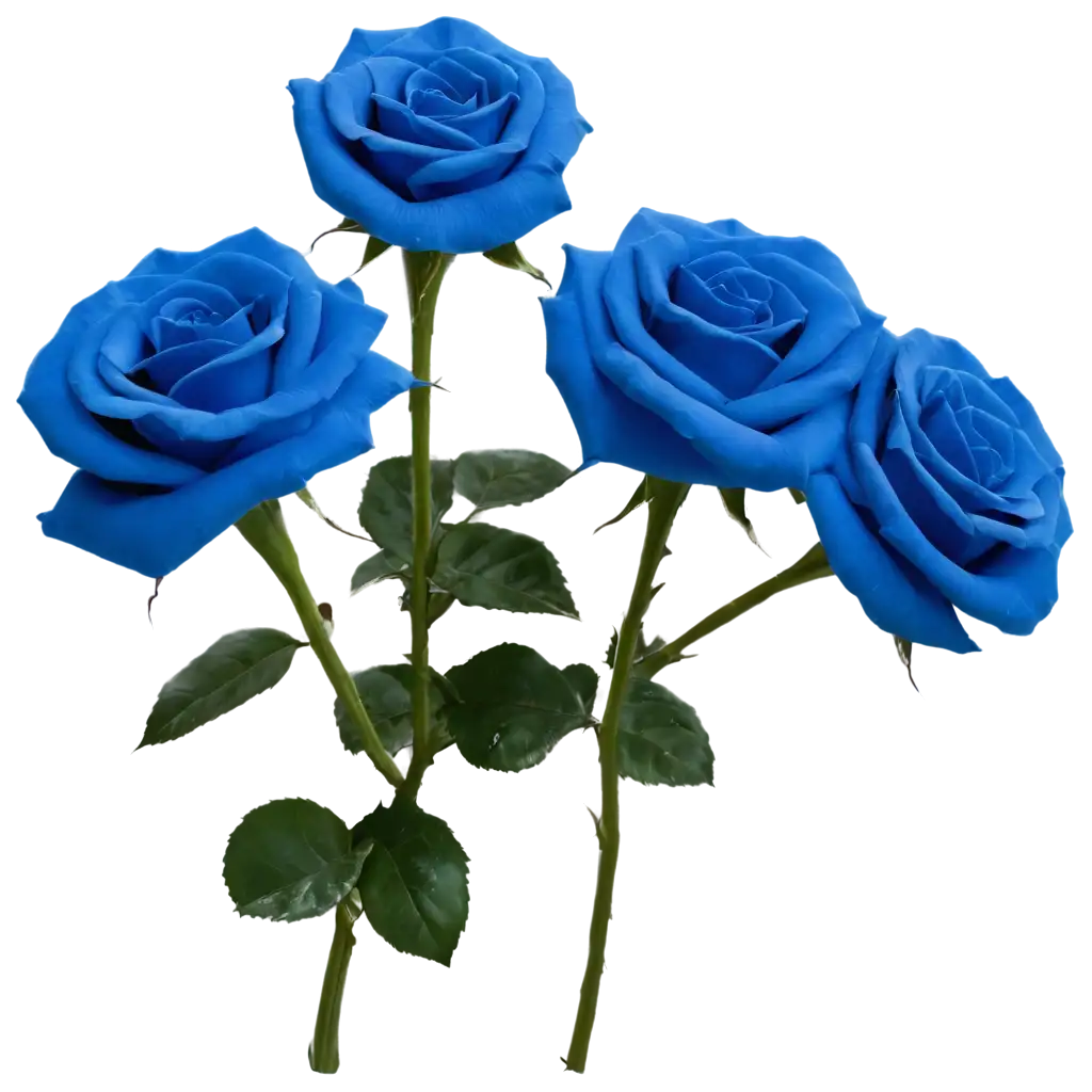 Stunning-Blue-Roses-PNG-for-HighQuality-Digital-Use