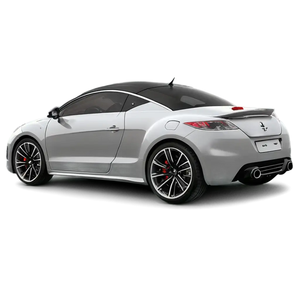 Peugeot RCZ, widened wings, large rims, front spoiler, 8k