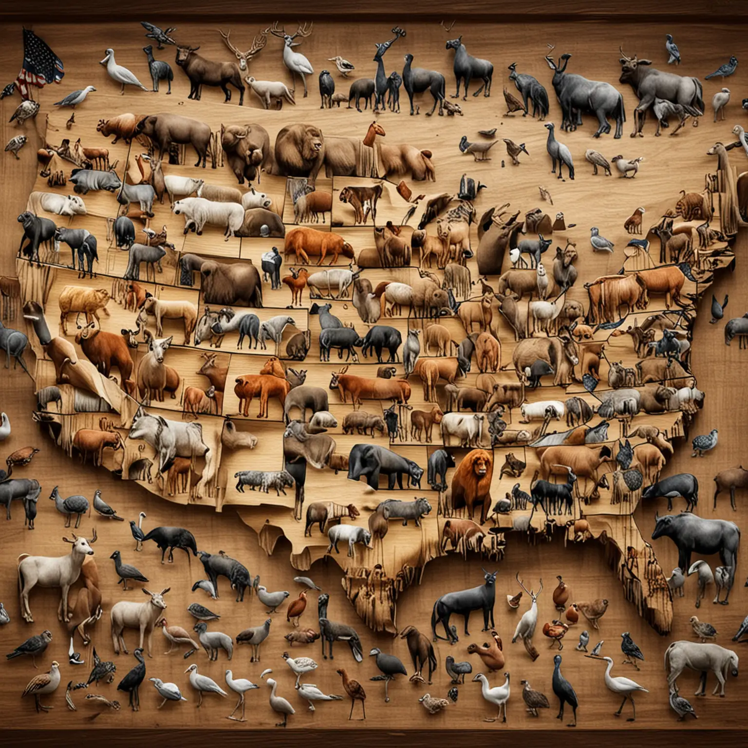 Diverse-Wildlife-of-the-United-States-A-Visual-Exploration