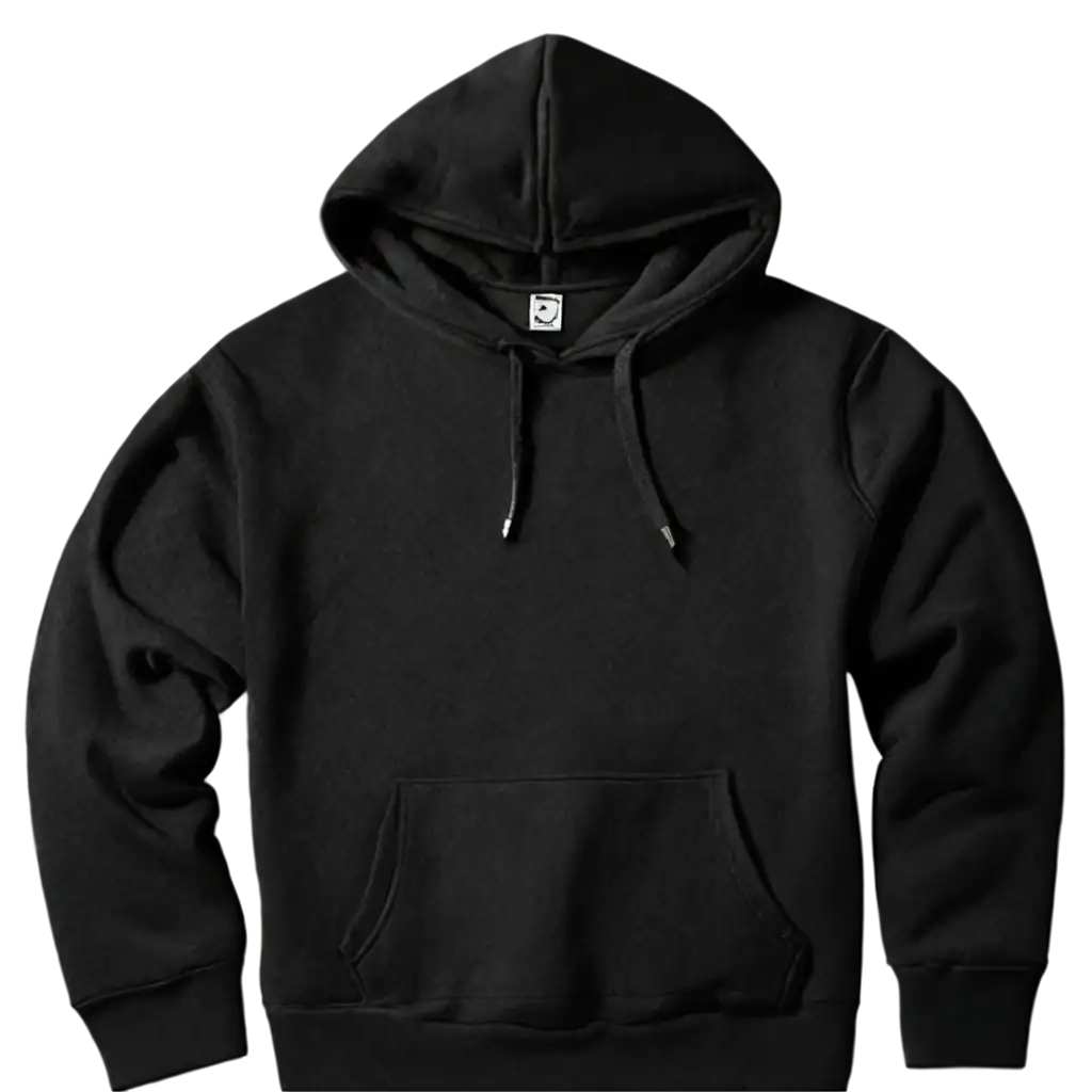 Black-Hoody-PNG-Image-HighQuality-Transparent-Background-for-Versatile-Usage