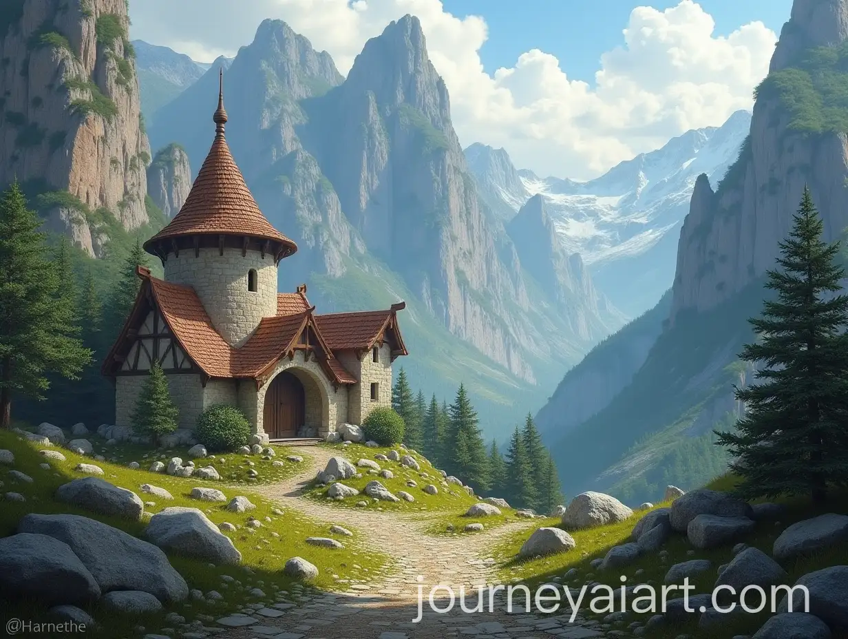 Village-of-Stoneworkers-in-a-Distant-Mountain-Valley