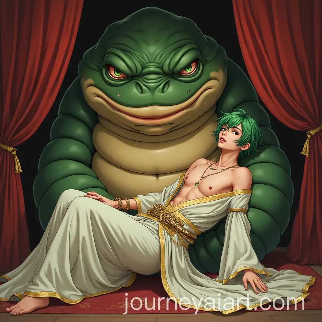 Prince-Chrys-Relaxing-with-Jabba-the-Hutt-in-Oriental-Palace