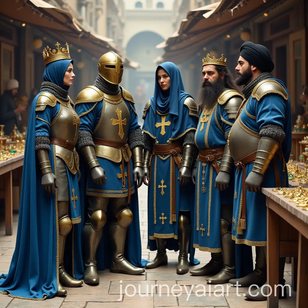 Medieval-Knights-and-Market-Trade-in-a-Vibrant-City-Scene